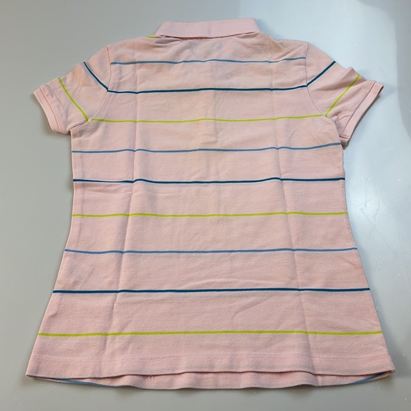 Li-ning Women Polo Shirt Button Down Stripes                             X30-07 - Picture 5 of 5